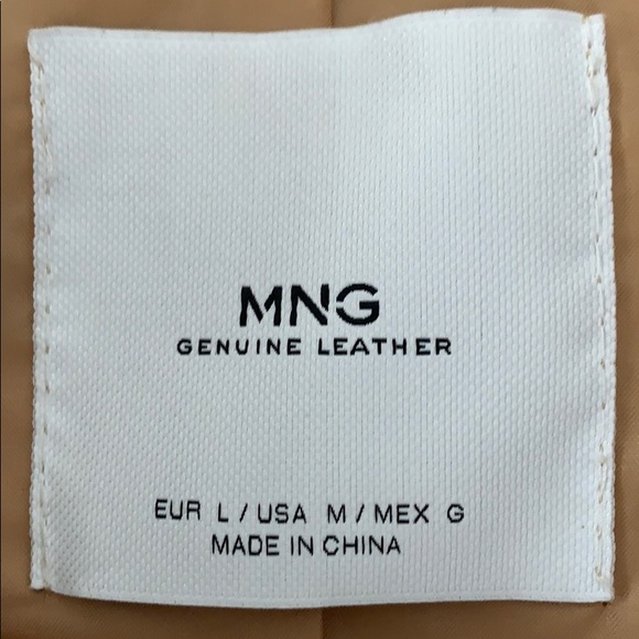 Mango Beige Suede Moto Jacket - Picture 3 of 4